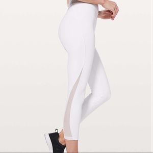 Lululemon Train Times Leggings - White - Sz 4